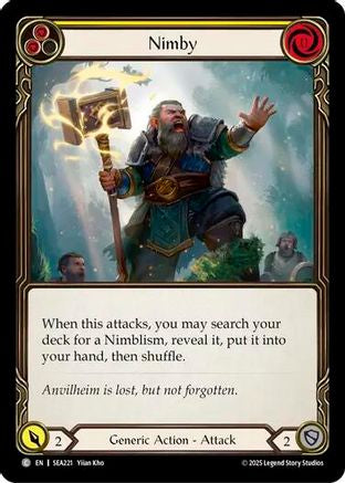 Nimby (Yellow) (SEA221) - High Seas Rainbow Foil