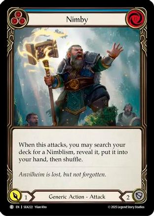 Nimby (Blue) (SEA222) - High Seas Rainbow Foil