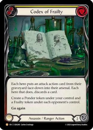 Codex of Frailty (SEA248) - High Seas Rainbow Foil