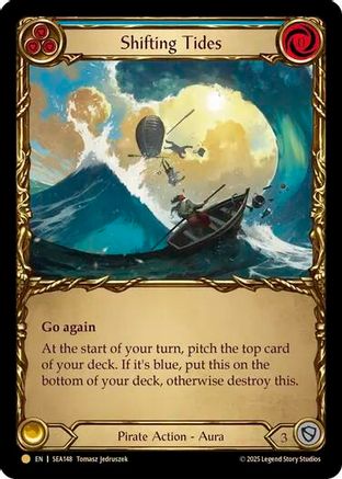 Shifting Tides (Treasure) (SEA148) - High Seas Cold Foil