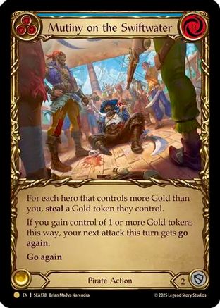 Mutiny on the Swiftwater (Treasure) (SEA178) - High Seas Cold Foil