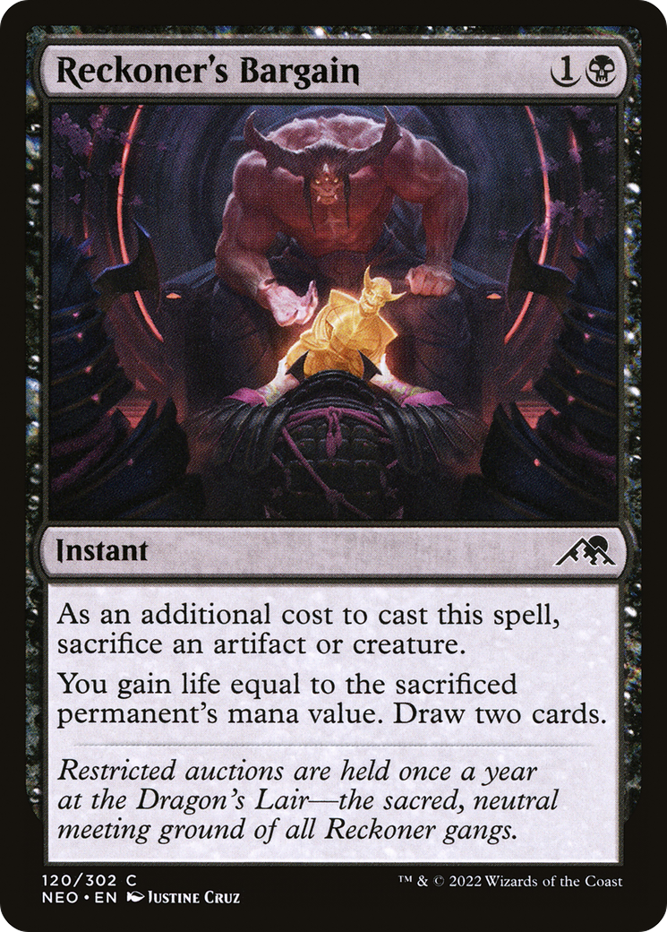 Le Marché du Reckoner (NEO-120) - Kamigawa : Neon Dynasty Foil 