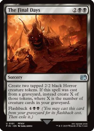 The Final Days (FIN-101) - FINAL FANTASY Foil