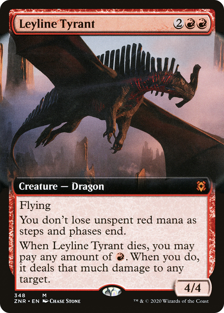 Leyline Tyrant (Extended Art) (ZNR-348) - Zendikar Rising: (Extended Art) Foil