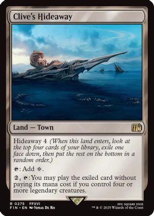 Clive's Hideaway (FIN-275) - FINAL FANTASY Foil