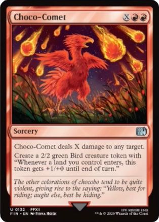 Choco-Comet (FIN-132) - FINAL FANTASY Foil