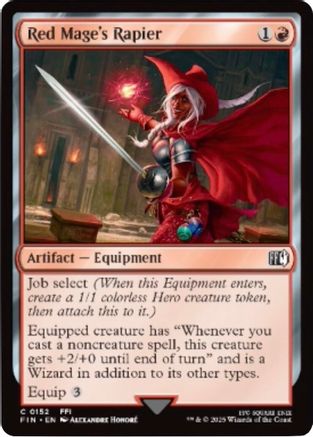 Red Mage's Rapier (FIN-152) - FINAL FANTASY