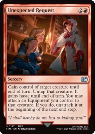 Unexpected Request (FIN-167) - FINAL FANTASY Foil