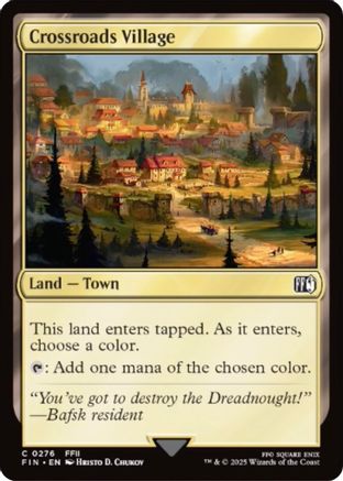 Crossroads Village (FIN-276) - FINAL FANTASY Foil