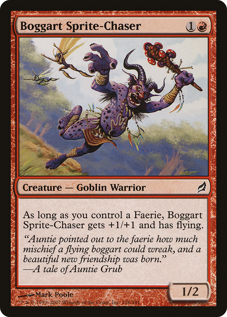Chasseur de lutins Boggart (LRW-156) - Lorwyn Foil 
