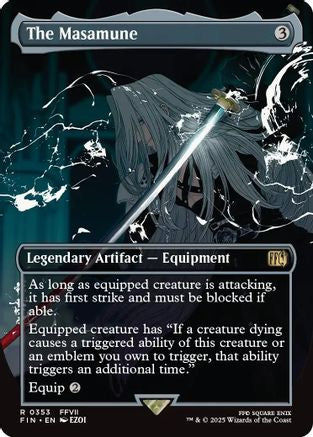 The Masamune (Borderless) (FIN-353) - FINAL FANTASY Foil