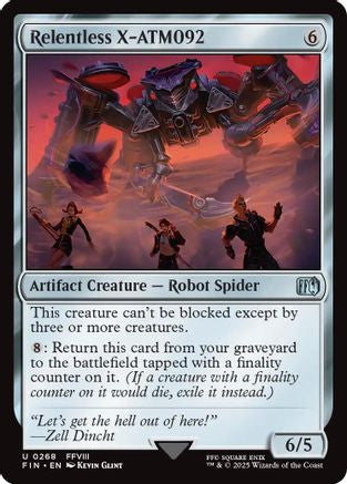 Relentless X-ATM092 (FIN-268) - FINAL FANTASY Foil