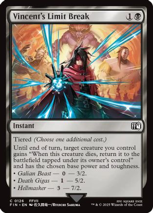 Vincent's Limit Break (FIN-126) - FINAL FANTASY Foil
