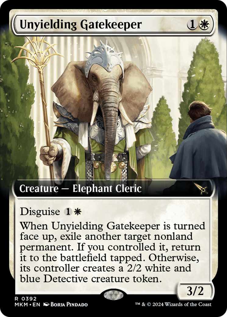 Unyielding Gatekeeper (Extended Art) (MKM-392) - Murders at Karlov Manor: (Extended Art)