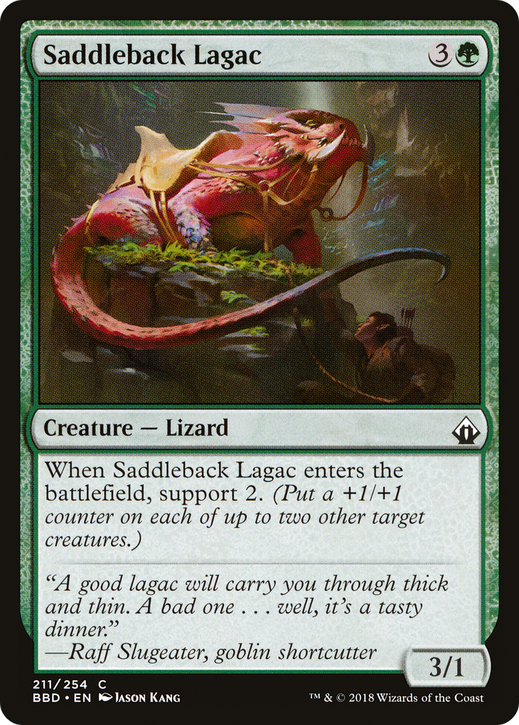 Lagac Saddleback (BBD-211) - Battlebond Foil 