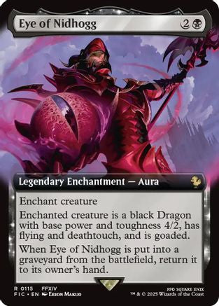 Eye of Nidhogg (Extended Art) (FIC-115) - Commander: FINAL FANTASY Foil