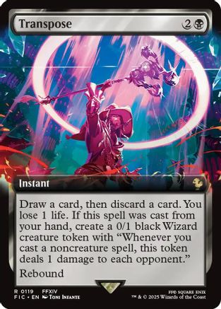 Transpose (Extended Art) (FIC-119) - Commander: FINAL FANTASY