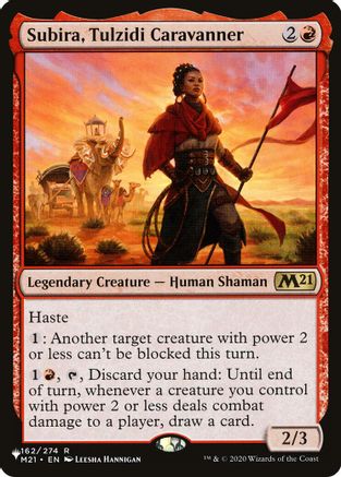 Subira, Tulzidi Caravanner (LIST-162/274) - The List Reprints