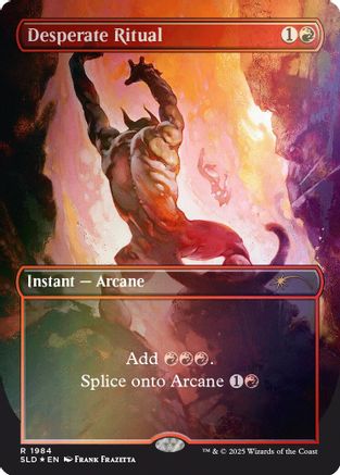 Desperate Ritual (1984) (Rainbow Foil) (SLD-1984) - Secret Lair Drop Series Foil