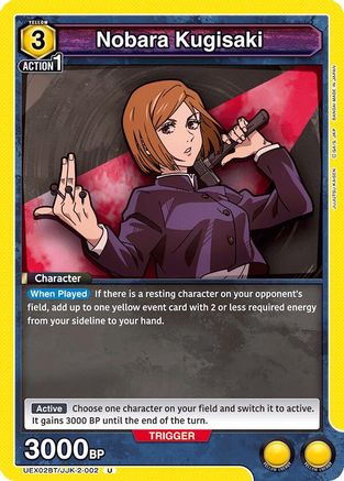 Nobara Kugisaki (UEX02BT/JJK-2-002) - UEX02BT Jujutsu Kaisen Vol2