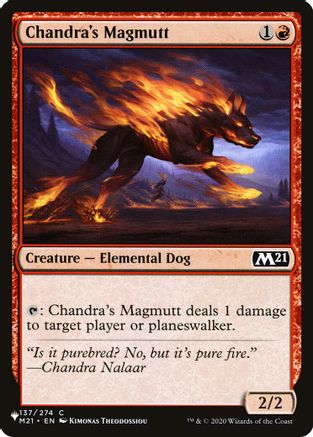 Chandra's Magmutt (LIST-137/274) - The List Reprints