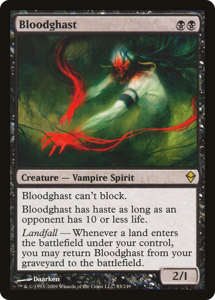 Bloodghast (ZEN-083) - Feuille de Zendikar