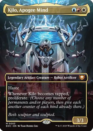 Kilo, Apogee Mind (Borderless) (EOC-003) - Commander: Edge of Eternities