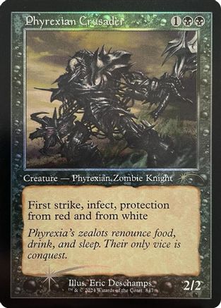 Phyrexian Crusader (Retro Frame) (SLD-847) - Secret Lair Drop Series Foil