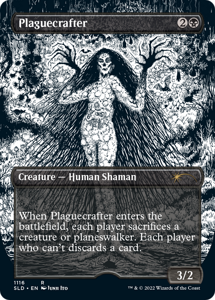 Plaguecrafter (Borderless) (SLD-1116) - Secret Lair Drop (Borderless)