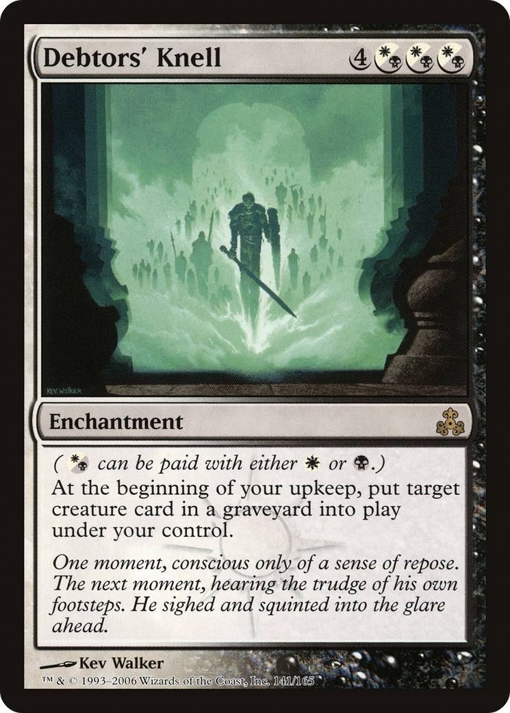 Le Glas des Débiteurs (GPT-141) - Feuille du Pacte des Guildes
