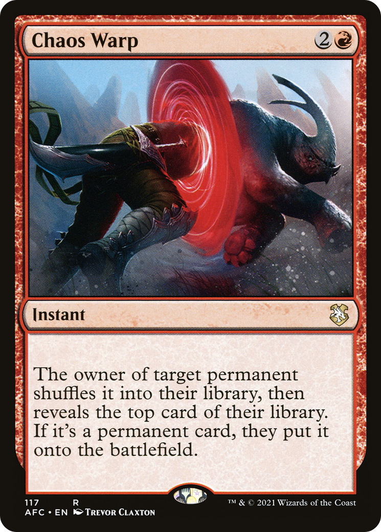 Chaos Warp (AFC-117) - Commandant des Royaumes Oubliés