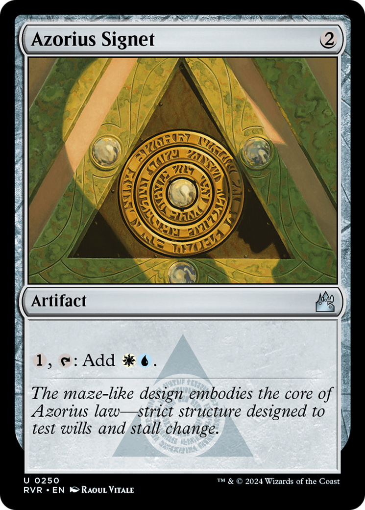 Sceau d'Azorius (RVR-250) - Ravnica Remastered Foil