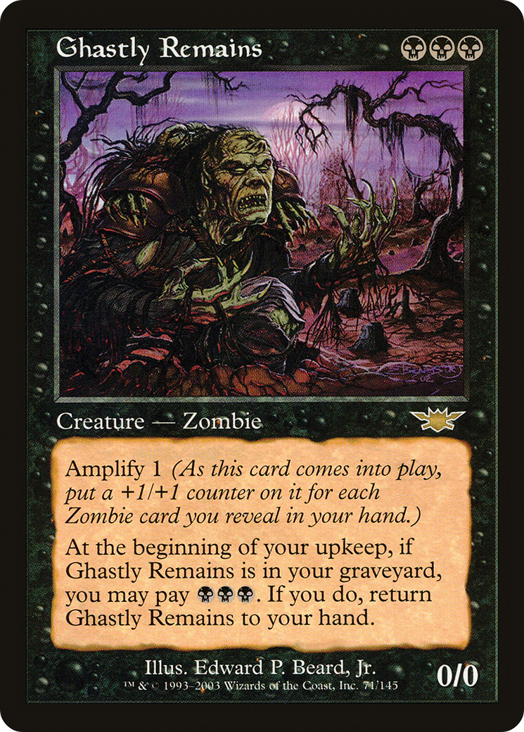 Restes macabres (LGN-071) - Legions Foil 
