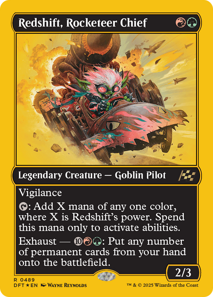 Redshift, Rocketeer Chief (Première place) (DFT-489) - Aetherdrift Foil 