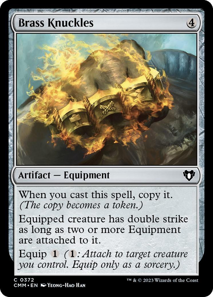 Coup de poing américain (CMM-372) - Commander Masters Foil 