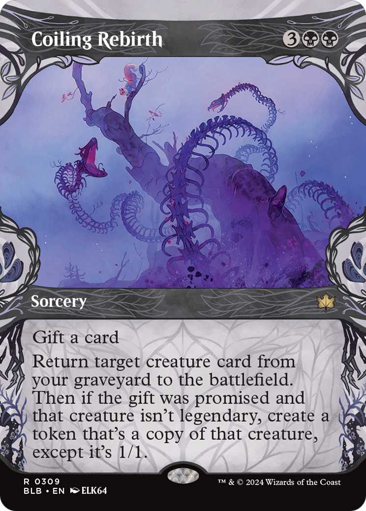 Coiling Rebirth (BLB-309) - Bloomburrow : (Vitrine) 