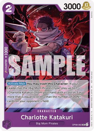 Charlotte Katakuri (Tournament Pack 2025 Vol. 3) (OP08-062) - One Piece Promotion Cards