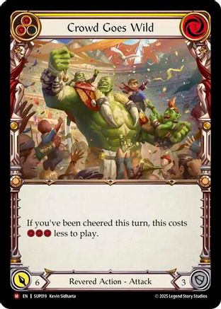 Crowd Goes Wild (SUP019) - Super Slam Rainbow Foil
