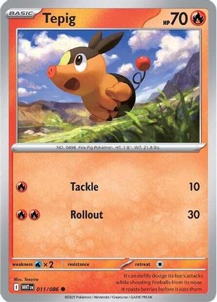 Tepig 11 - SV White Flare