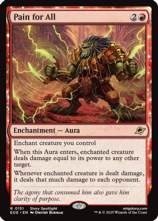 Pain for All (EOE-151) - Edge of Eternities Foil