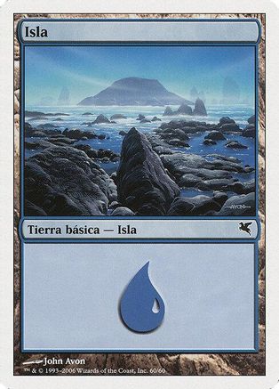 Island (Spanish) - "Isla" (G60) (PSAL-G60) - Magic Encyclopedia 2005 (Salvat/Hachette)