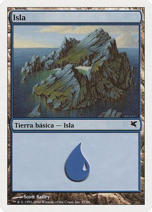 Island (Spanish) - "Isla" (E57) (PSAL-E57) - Magic Encyclopedia 2005 (Salvat/Hachette)