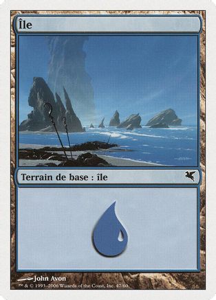 Island (French) - "Ile" (G47) (PSAL-G47) - Magic Encyclopedia 2005 (Salvat/Hachette)