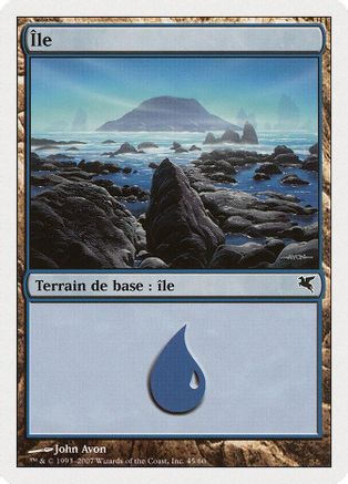 Island (French) - "Ile" (E45) (PSAL-E45) - Magic Encyclopedia 2005 (Salvat/Hachette)