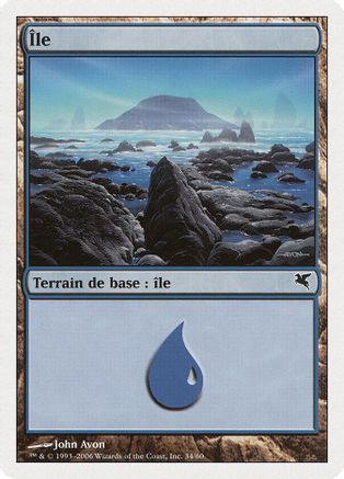 Island (French) - "Ile" (H34) (PSAL-H34) - Magic Encyclopedia 2005 (Salvat/Hachette)