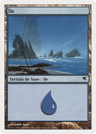 Island (French) - "Ile" (E32) (PSAL-E32) - Magic Encyclopedia 2005 (Salvat/Hachette)