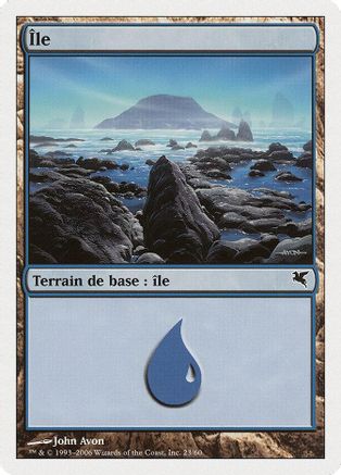 Island (French) - "Ile" (H23) (PSAL-H23) - Magic Encyclopedia 2005 (Salvat/Hachette)