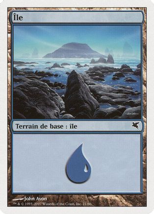 Island (French) - "Ile" (E21) (PSAL-E21) - Magic Encyclopedia 2005 (Salvat/Hachette)