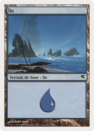Island (French) - "Ile" (E9) (PSAL-0E9) - Magic Encyclopedia 2005 (Salvat/Hachette)
