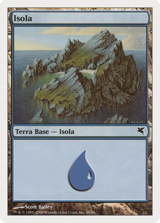 Island (Italian) - "Isola" (G59) (PSAL-G59) - Magic Encyclopedia 2005 (Salvat/Hachette)